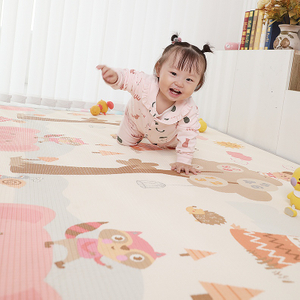 快適なロールアップXPEクロールマットマルチカラー印刷ゲームTatami Mat