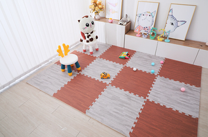 子供向けの軽量の木製のテクスチャエヴァパズルマット