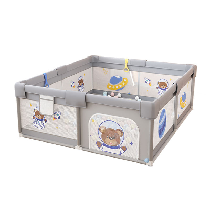 Memizo New Space Bear Raised Mesh Fenceポータブルゲームプレイペン 