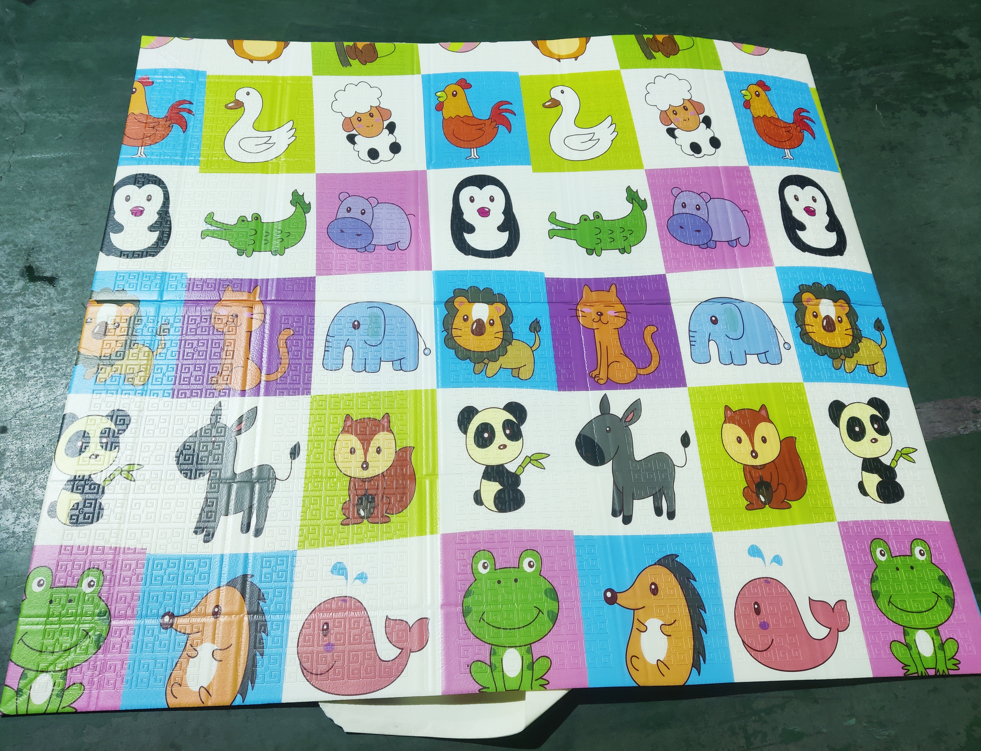 ベビーキッズクロールマット子供用プレイマットXpeエッジフェンスプール