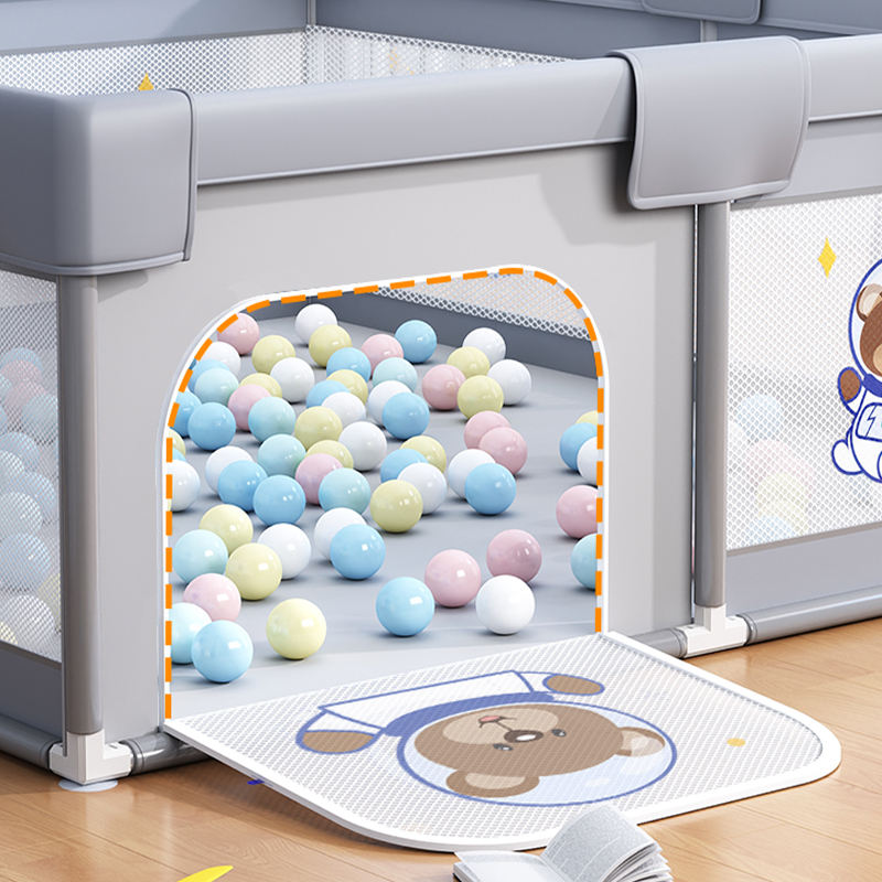 Memizo New Space Bear Raised Mesh Fenceポータブルゲームプレイペン 