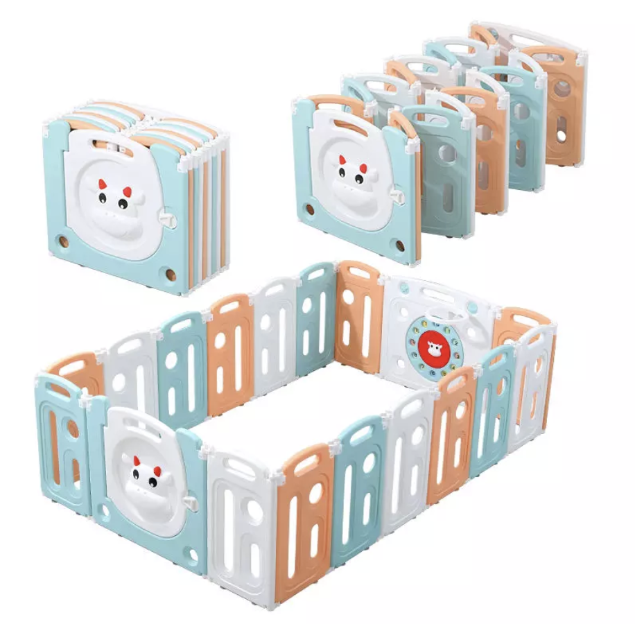 安全な遊び場用の折りたたみ可能なベビープレイペン