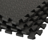 Memizo EVA フォームパズルマット 6 個ブラックフロアマットセット - 120cm x 180cm