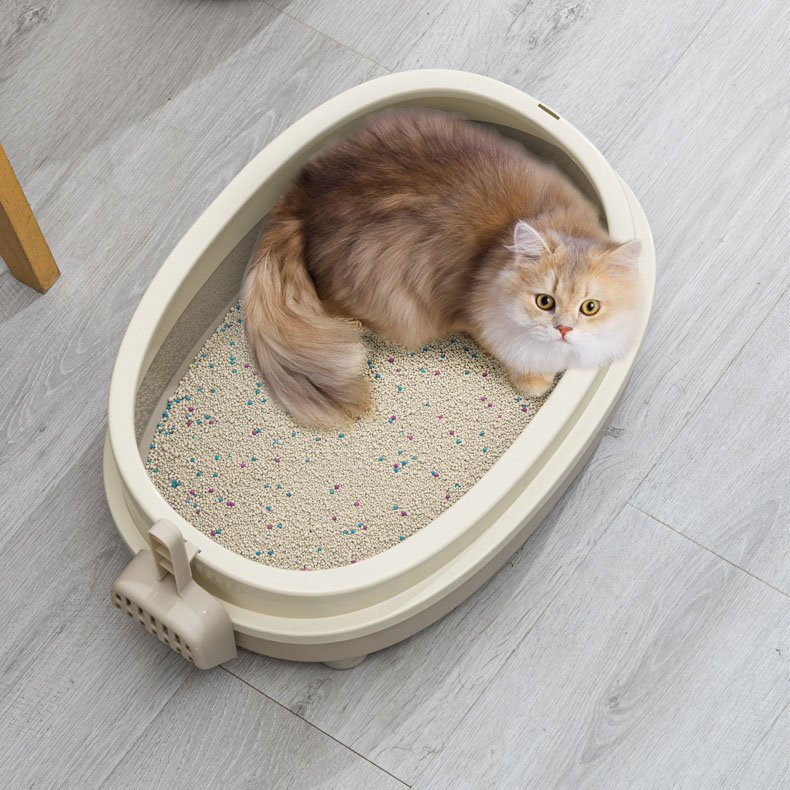 メーカー直接販売半囲まれた猫のトイレ猫のごみ箱