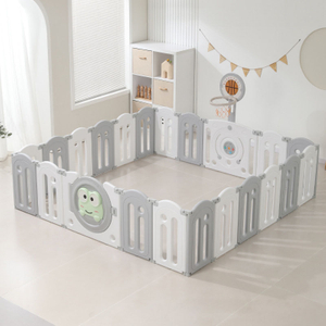 Memizo屋内屋外保護ゲームフェンス折りたたみ可能なベビープレイペン 