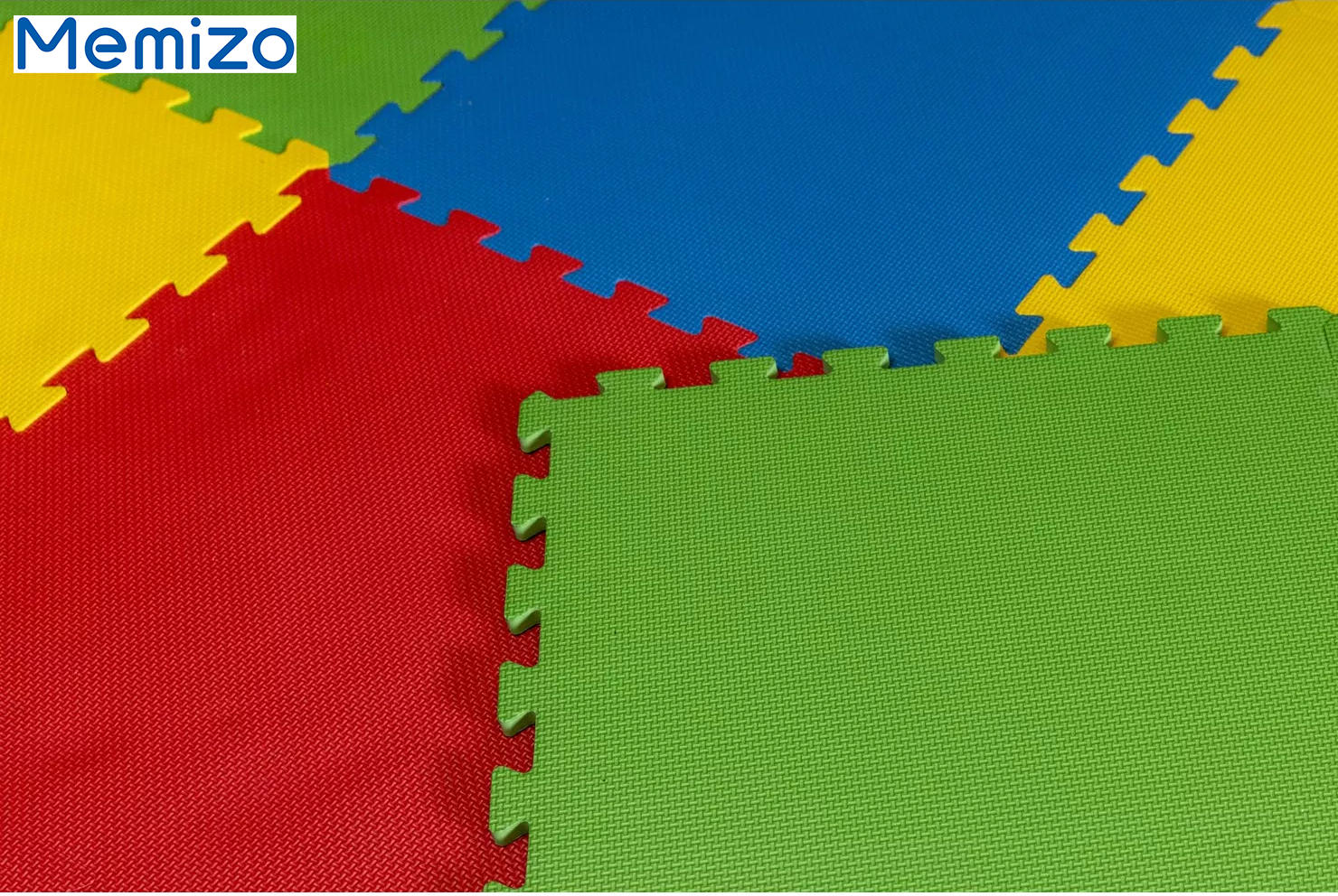 Memizo EVA フォームエクササイズ連動マット 8 個カラーフロアマットセット - 100cm x 200cm