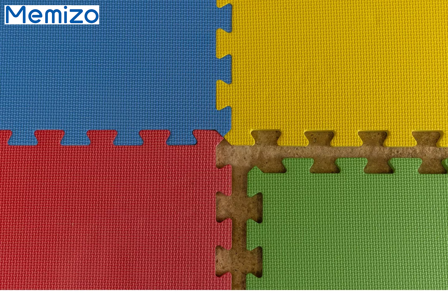 Memizo EVA フォームエクササイズ連動マット 8 個カラーフロアマットセット - 100cm x 200cm